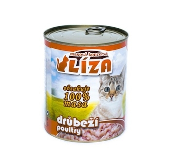 LÍZA Cat drůbeží, konzerva 800 g