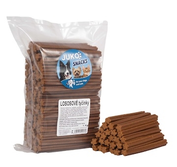 Lososové tyče JUKO Snacks 1 kg (cca 83 ks)