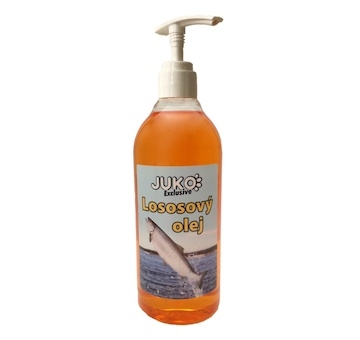 Lososový olej s pumpičkou JUKO (500 ml)