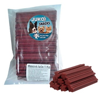 Masové tyče JUKO Snacks 1 kg (cca 30 ks)