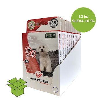 Max Pro Tek repelentní fluorescenční obojek, pes 38 cm (12 ks) SLEVA 10 %