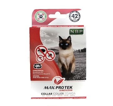 Max Protek repelentní fluorescenční obojek, kočka 42 cm