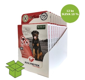 Max Protek repelentní fluorescenční obojek, pes 75 cm (12 ks) SLEVA 10 %