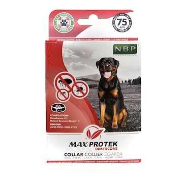 Max Protek repelentní fluorescenční obojek, pes 75 cm