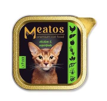 Meatos Cat Chicken & Superfood 100 g