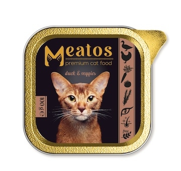 Meatos Cat Duck & Vegetable 100 g
