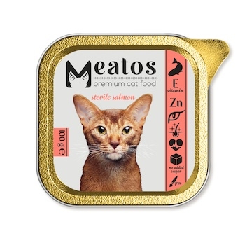 Meatos Cat Sterilized Salmon 100 g