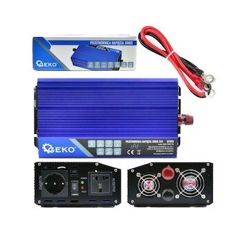 Měnič napětí 24/230V 1000W/2000W GEKO