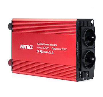 Měnič napětí AMiO 12V/230V 1000W/2000W 3x230V PI05