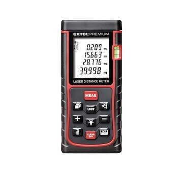 Metr laserový digitální, 0,05-40m EXTOL PREMIUM