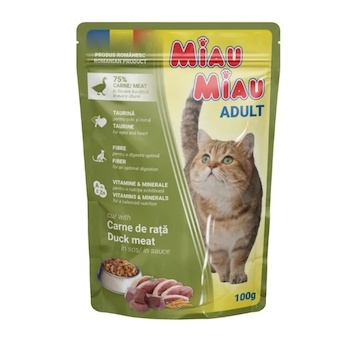 Miau Miau Cat kachní, kapsa 100 g