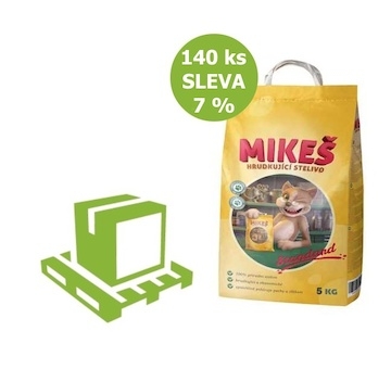 MIKEŠ Standard hrudkující 5 kg (paleta 140 ks) SLEVA 7 %