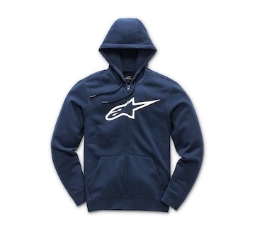 mikina AGELESS II FLEECE, ALPINESTARS (modrá/bílá, vel. S)