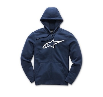 mikina AGELESS II FLEECE, ALPINESTARS (modrá/bílá, vel. XL)