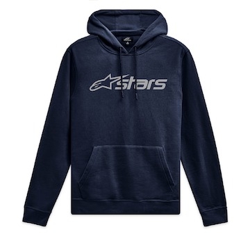 mikina BLAZE HOODIE 3, ALPINESTARS (modrá/šedá, vel. L)