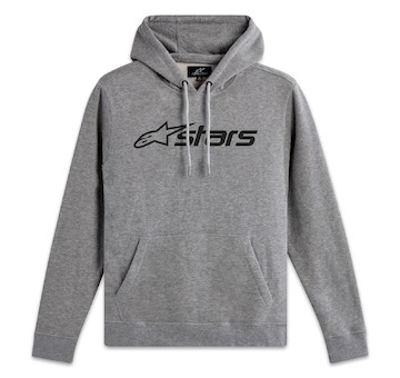 mikina BLAZE HOODIE 3, ALPINESTARS (šedá/černá, vel. M)