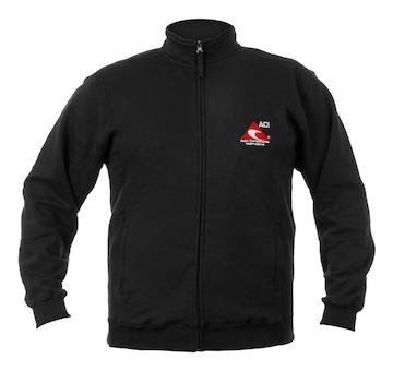 mikina černá na zip (vel. XXXL)