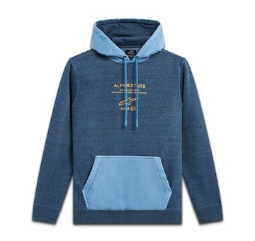 mikina OCCURANCE HOODIE, ALPINESTARS (modrá, vel. XL)