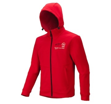 mikina RACER MX FLEECE, ALPINESTARS (červená, vel. XL)
