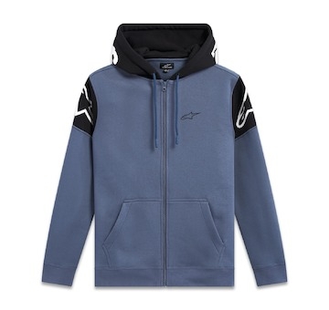 mikina VELOCITY HOODIE, ALPINESTARS (modrá/černá, vel. L)
