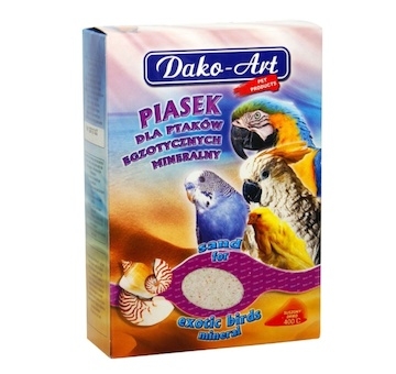 Minerální písek pták s mušlemi Dako 1 kg