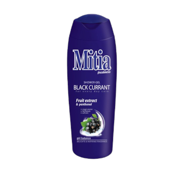 Mitia freshness sprchový gel 400ml Black currant