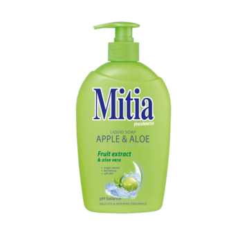 Mitia tekuté mýdlo 500ml Apple&Aloe s dávkovačem