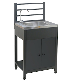 Modul stůl s dřezem TORINO 1 pro venkovní kuchyň 60x47x123cm