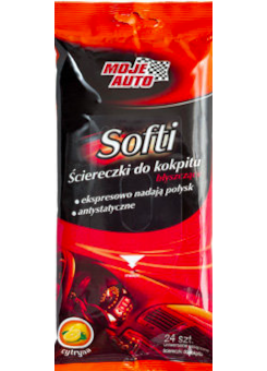 MOJE AUTO Utěrky na palubní desku pro lesklý vzhled