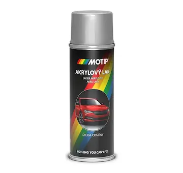 Motip Škoda Akrylový sprej na automobily stříbrná metalíza AC9156 200ml