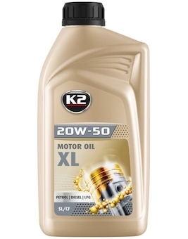 Motorový olej K2 XL 20W-50, 1 l