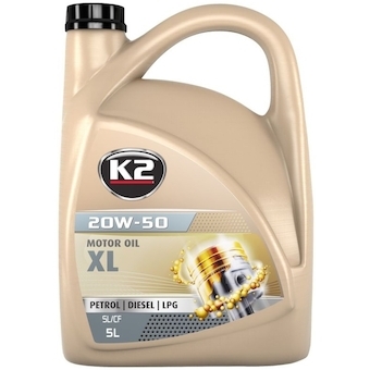 Motorový olej K2 XL 20W-50, 5 l