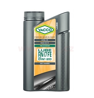 Motorový olej YACCO LUBE RN-17 FE 0W20 1L