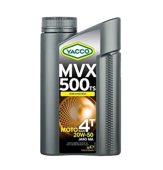 Motorový olej YACCO MVX 500 TS 4T 20W50, YACCO (4 l)