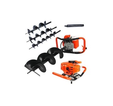 Motorový zemní vrták 2.3 kW + vrtáky 100, 150, 200mm MAR-POL M84000/3