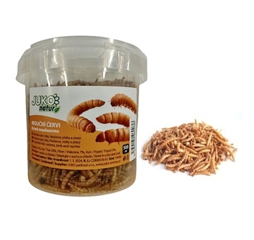 Mouční červi JUKO, dóza 500 ml ( 80g )