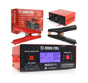 Nabíječka autobaterií řízená mikroprocesorem 10A, 6-24V MAR-POL