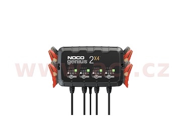 nabíječka pro nabíjení 4 baterií NOCO 2x4, 6/12 V, 2-40 Ah, 2 A