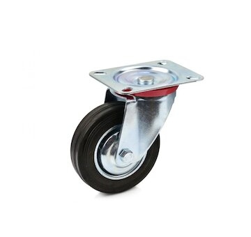 Náhradní otočné kolečko gumové 100 mm GEKO