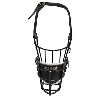 Náhubek černý/kůže anglický bulteriér - fena