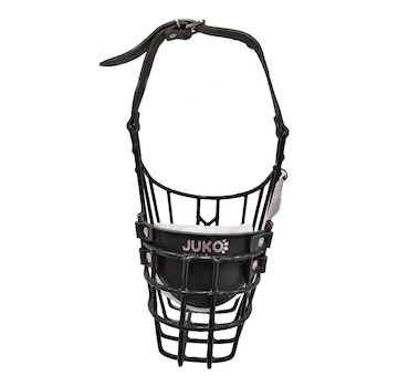 Náhubek černý/kůže německý ovčák, malamut, čuvač - pes