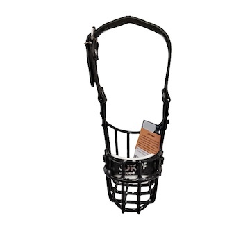 Náhubek černý/kůže špic, pinč - fena a pes