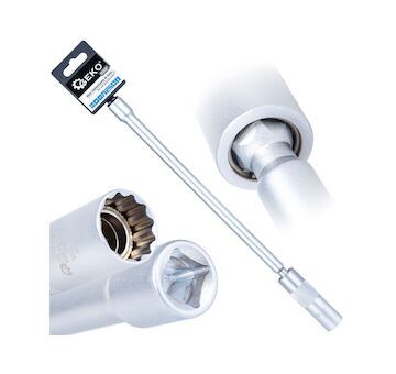 Nástrčná hlavice na svíčky s kloubem 16 mm 3/8