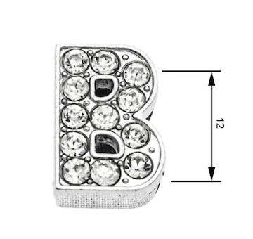 Navlékací písmenka B 12 mm