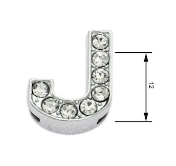 Navlékací písmenka J 12 mm