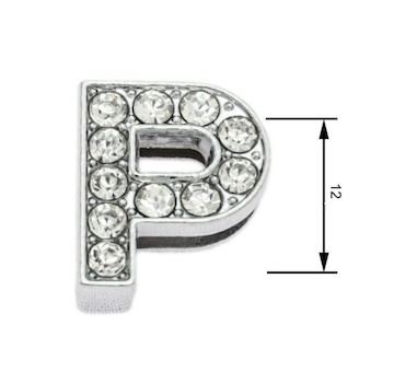 Navlékací písmenka P 12 mm
