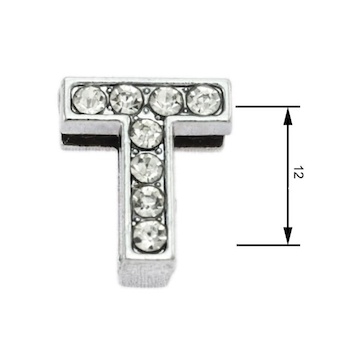 Navlékací písmenka T 12 mm