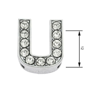 Navlékací písmenka U 12 mm