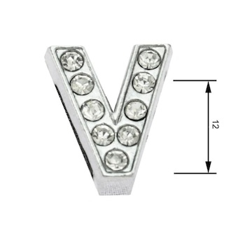 Navlékací písmenka V 12 mm