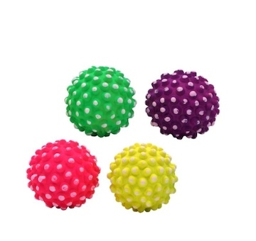 Neon míč ježek mix barev 7,2 cm
